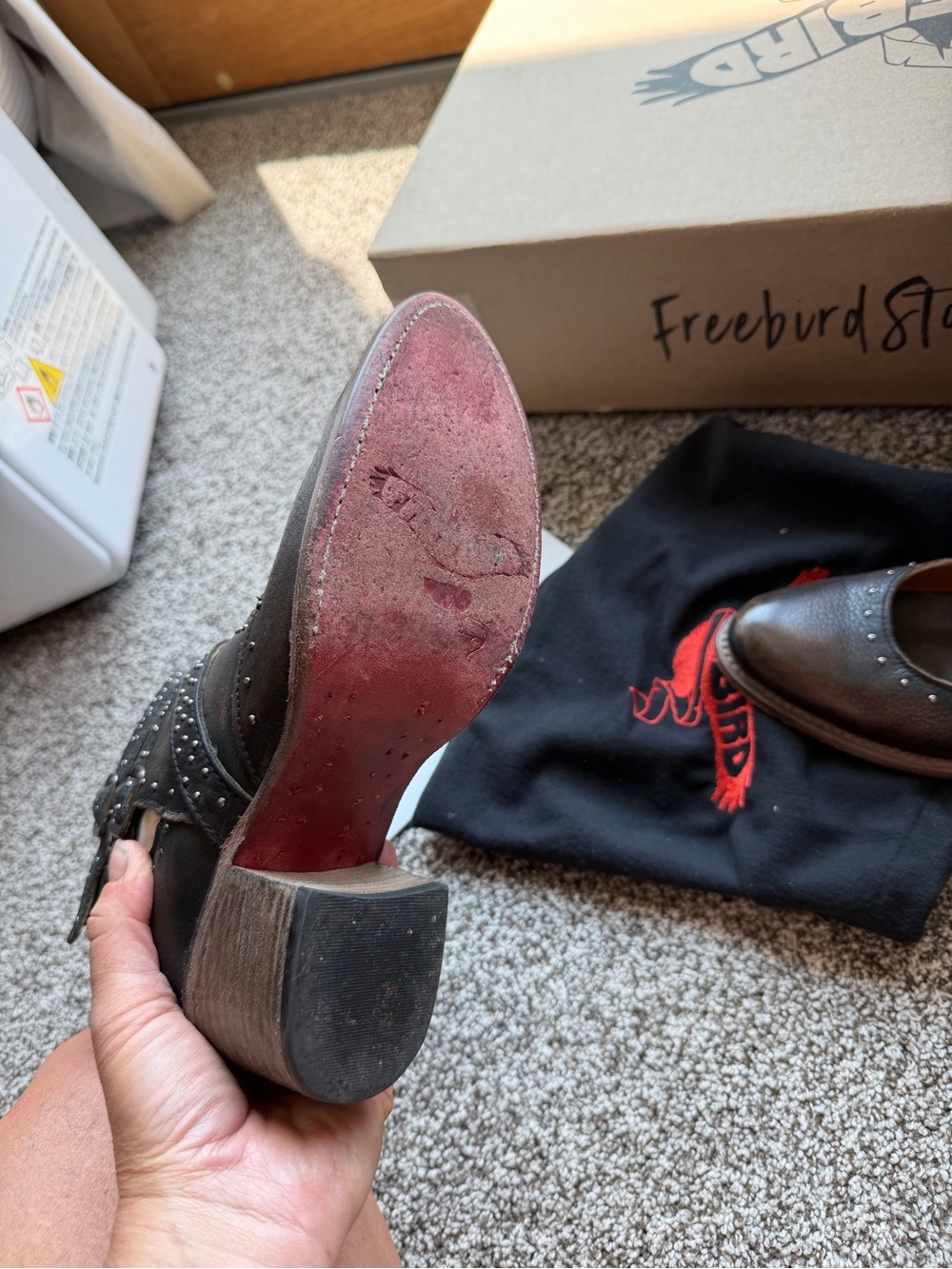 Freebird Saphire boots in black-Not crocodile - Picture 5 of 6